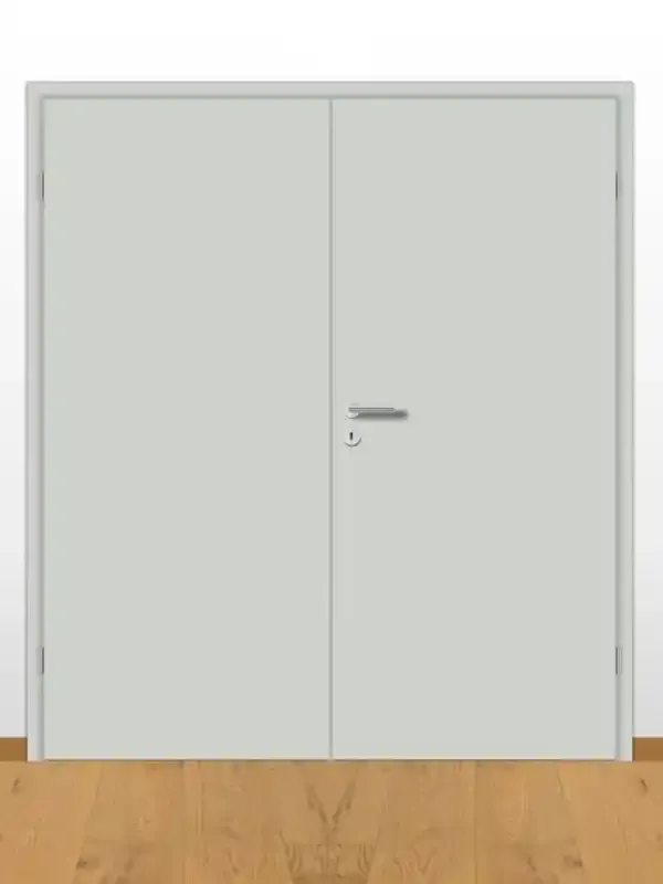 Prüm CPL-Zimmertür 2-teilig Silbergrau