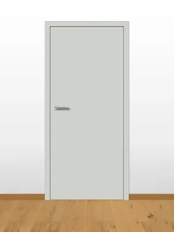 Prüm CPL-Zimmertür Stumpfeinschlagend Silbergrau