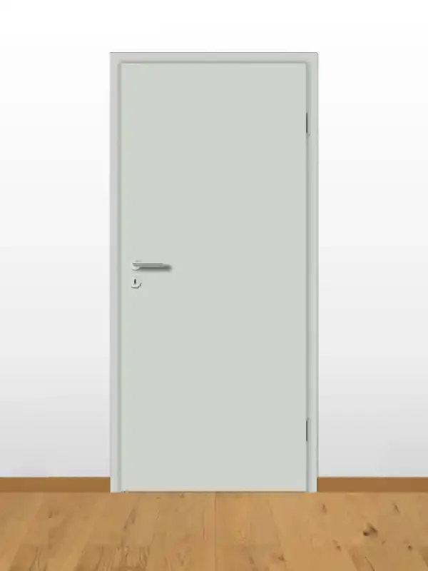 Prüm CPL-Zimmertür Vollspan Silbergrau