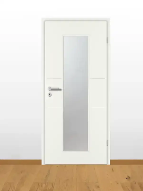 Prüm Royal 433 Zimmertür mit Lichtausschnitt LA3 Weißlack Exklusiv 9016