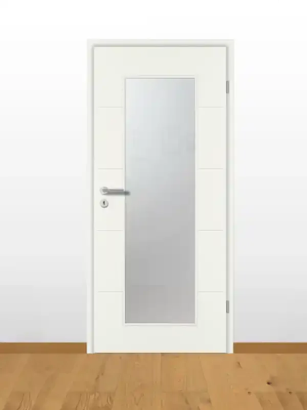 Prüm Royal 451 Zimmertür mit Lichtausschnitt LA1 Weißlack Exklusiv 9016