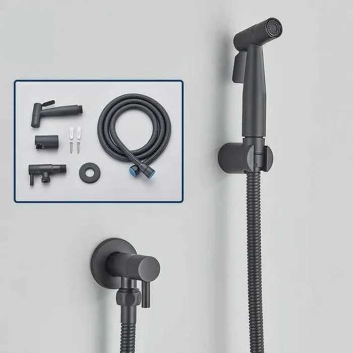 PureFlow | Bidet Handbrause aus Edelstahl mit 1,2m Schlauch