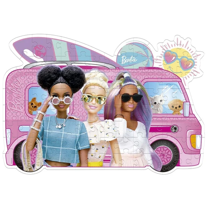 Puzzle 104 Teile barbie Clementoni [Größe 3,30×24,90×34,30 cm]