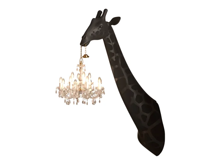 Qeeboo Giraffe in Love Wandleuchte Entworfen von Marcantonio