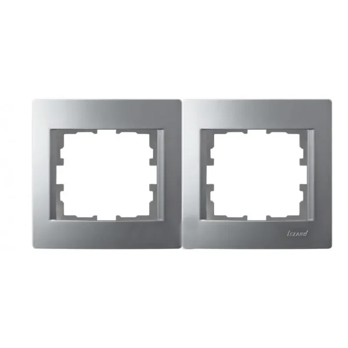 Rahmen 2-fach KARINA silber