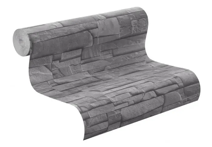 Rasch Steinoptik Vliestapete Factory II Mauer grau