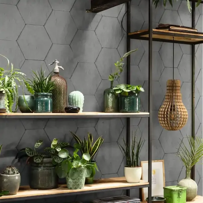 Rasch Vliestapete Brick Lane grau, dunkelgrau