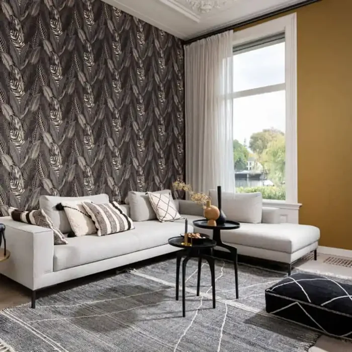 Rasch Vliestapete, Mustertapete African Queen III mattschwarz