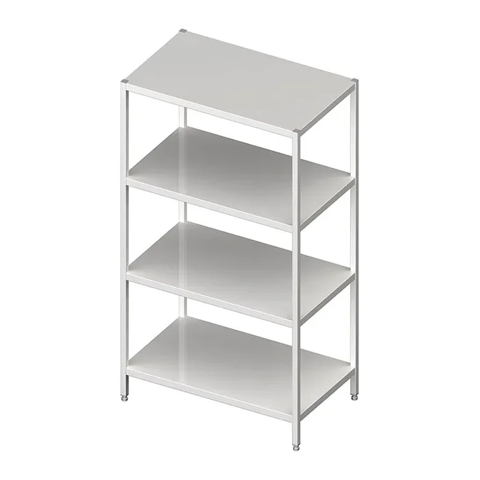 Regal mit glatten Böden, 1100x600x1800 mm, verschweißt