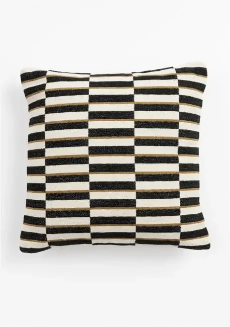 Riff Kissen 50x50cm – Schwarz