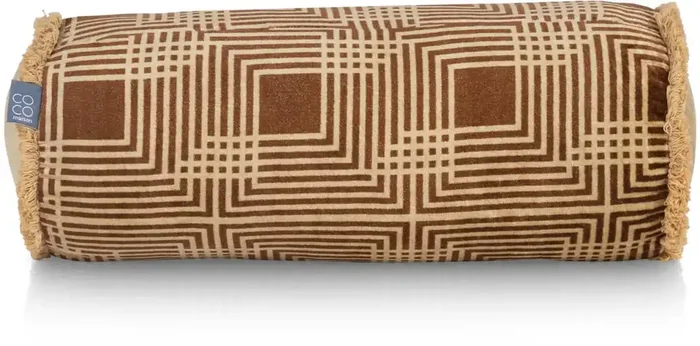 Robbie bolster Kissen 45x18cm – Braun