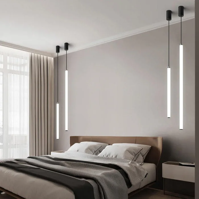 Rod Pendelleuchte Schwarz | Moderne Hängelampe für Esszimmer