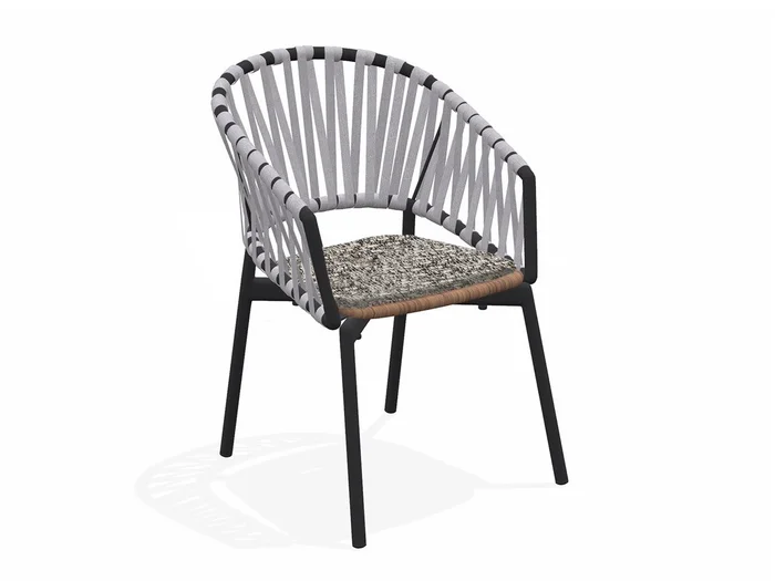 Roda Piper 122 Sessel – Smoke/Clay R01 TWIST Entworfen von Rodolfo Dordoni