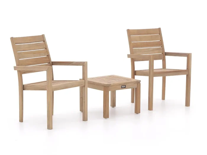 ROUGH-S Balkonmöbel-Set 3-teilig