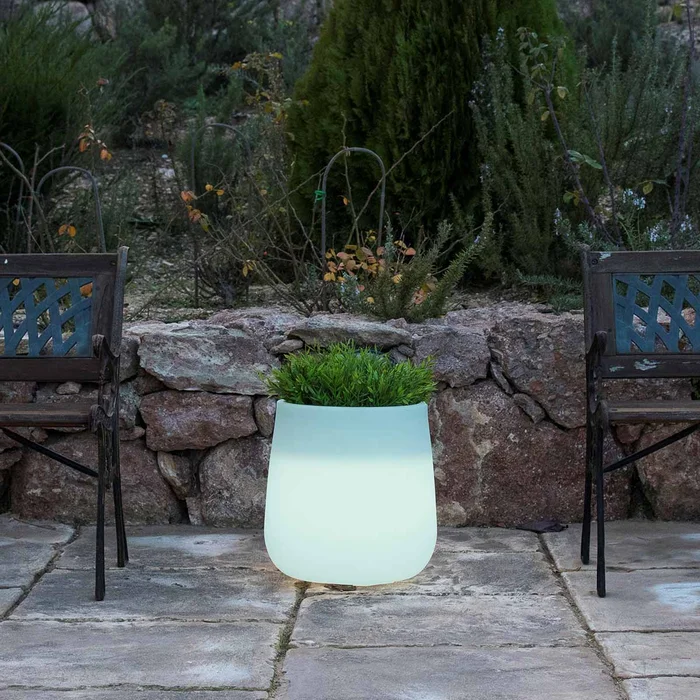 RUNDER PFLANZENTOPF CAMELIA 40 LICHT