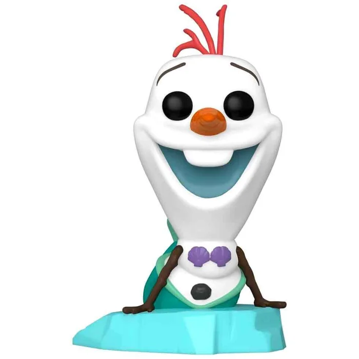 Sammlerfigur Funko POP Disney Olaf Present Olaf As Ariel [Größe 9 cm]