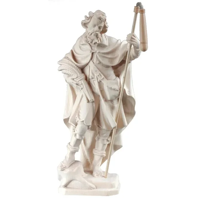 San Isidoro – colorato scolpito tiglio – 54 cm