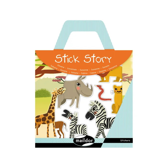 Savannenaufkleber Maildor Story [Größe 15×19,5 cm]
