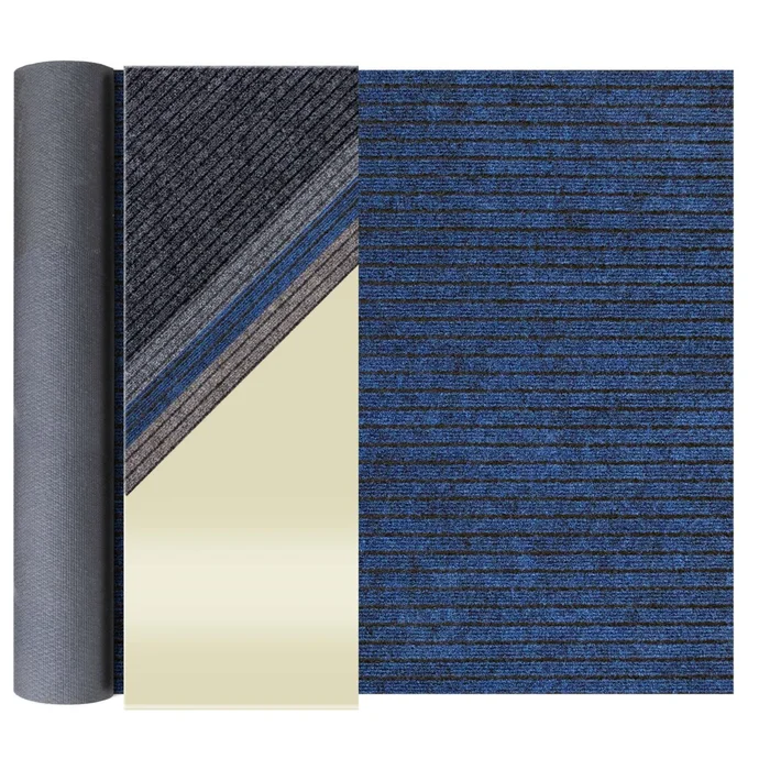 Schmutzfangläufer ATLAS – Blau – 1,00m x 21,00m