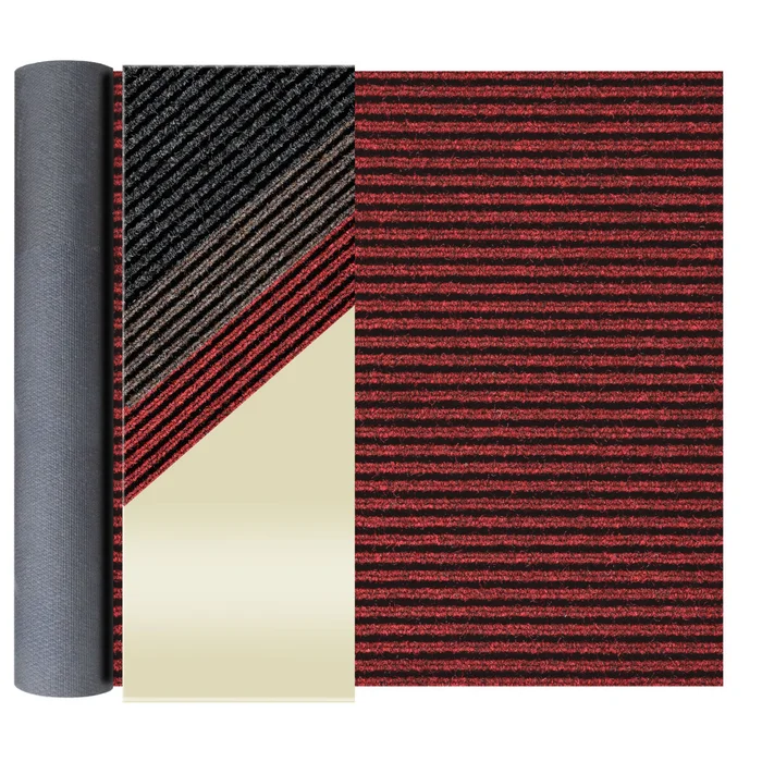 Schmutzfangläufer GIN – Rot – 1,20m x 17,00m