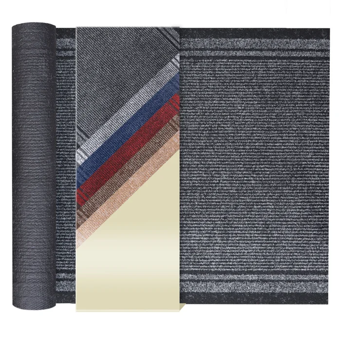 Schmutzfangläufer MALAGA – Anthrazit – 0,66m x 26,00m