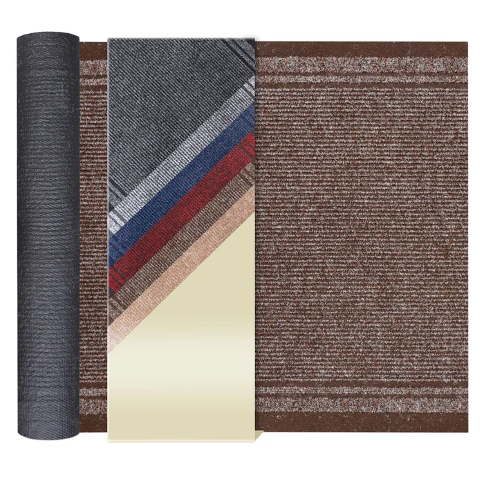 Schmutzfangläufer MALAGA – Braun – 0,66m x 28,00m