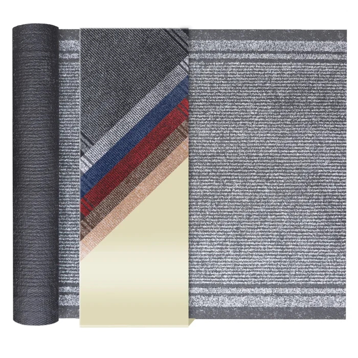 Schmutzfangläufer MALAGA – Grau – 0,66m x 27,00m