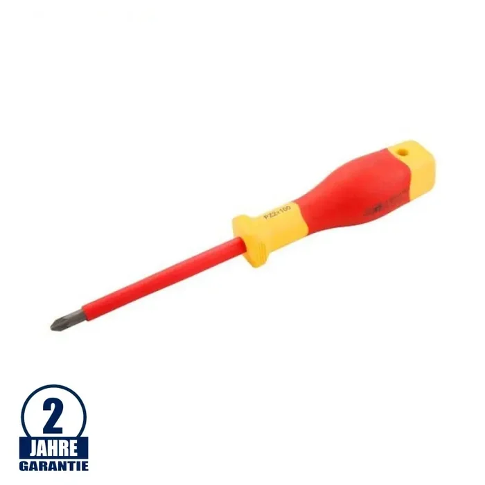 Schraubendreher isoliert VDE EN60900 PZ2 x 100mm