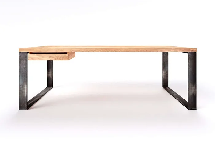 Schreibtisch Eiche massiv Horik 10 Maßanfertigung