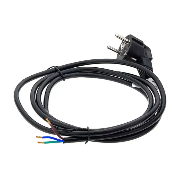 Schuko-Zuleitung schwarz 2m