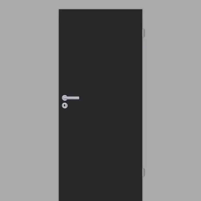 Schwarz matt Zimmertür / Innentür Tiefschwarz G-TEC RAL 9005