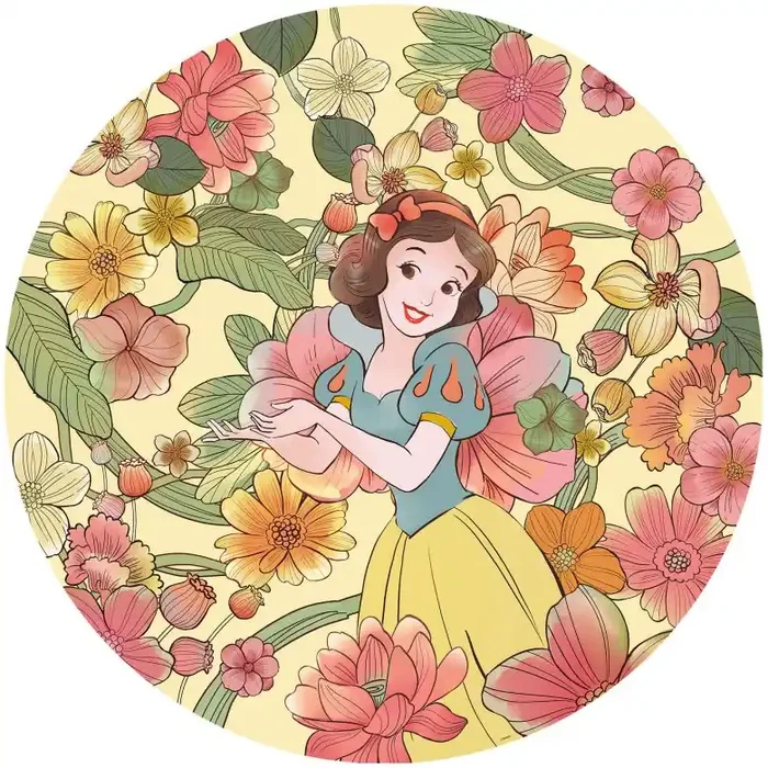 Selbstklebende Vlies Fototapete – Snow White Endless Summer – 125 x 125 cm
