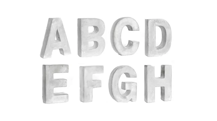 Seletti Metalvetica Alfanumerica Kollektion Entworfen von Selab