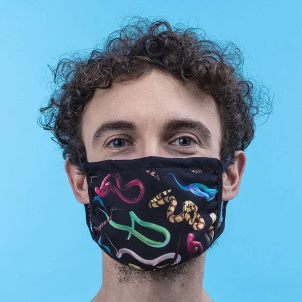Seletti Toiletpaper Masken Snakes Entworfen von Toiletpaper