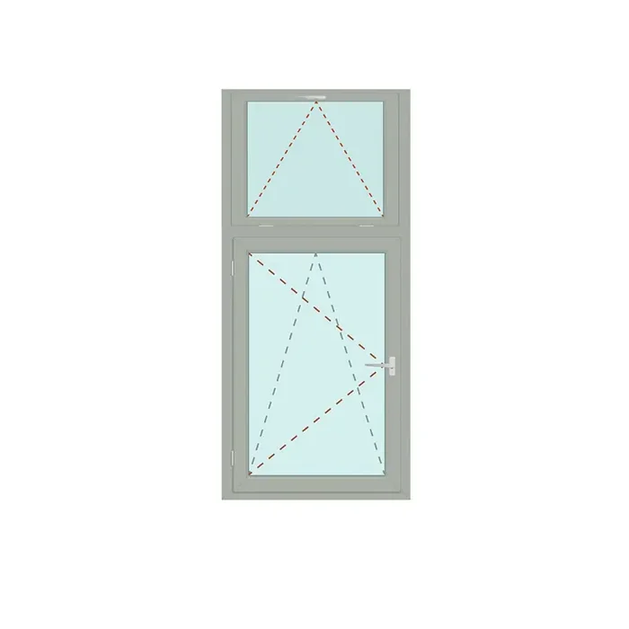 Senkrechtes Fenster Kipp + Dreh/Kipp links – bluEvolution 82