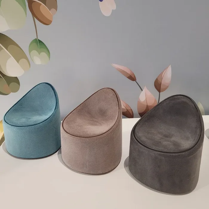 Sessel BAY „Moleskin “ von Raffaella Mangiarotti für Serralunga – Grau