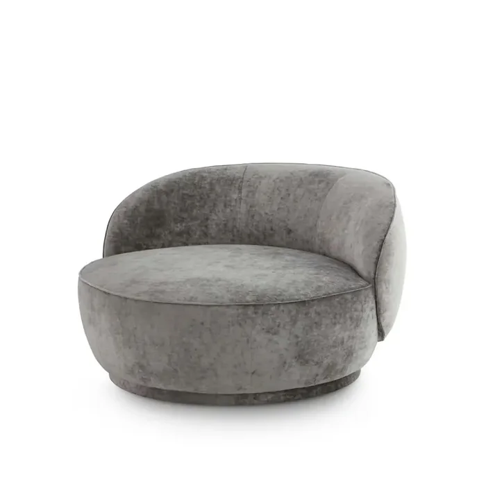 Sessel PRESTIGE von Sicis – Stoff Kat.A / Mit Stoff bezogenes Holz