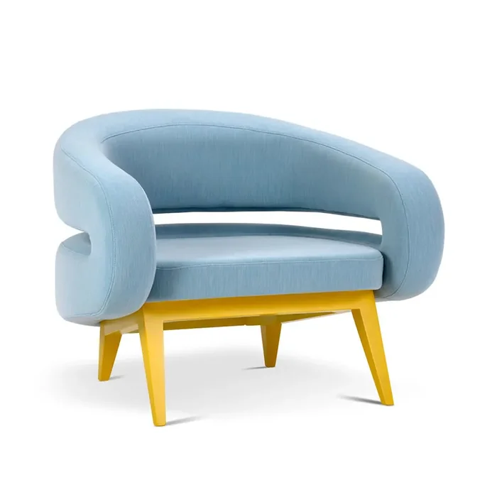 Sessel ROCHE von Daria Zinovatnaya für Adrenalina – Kat. B /A – Stoff