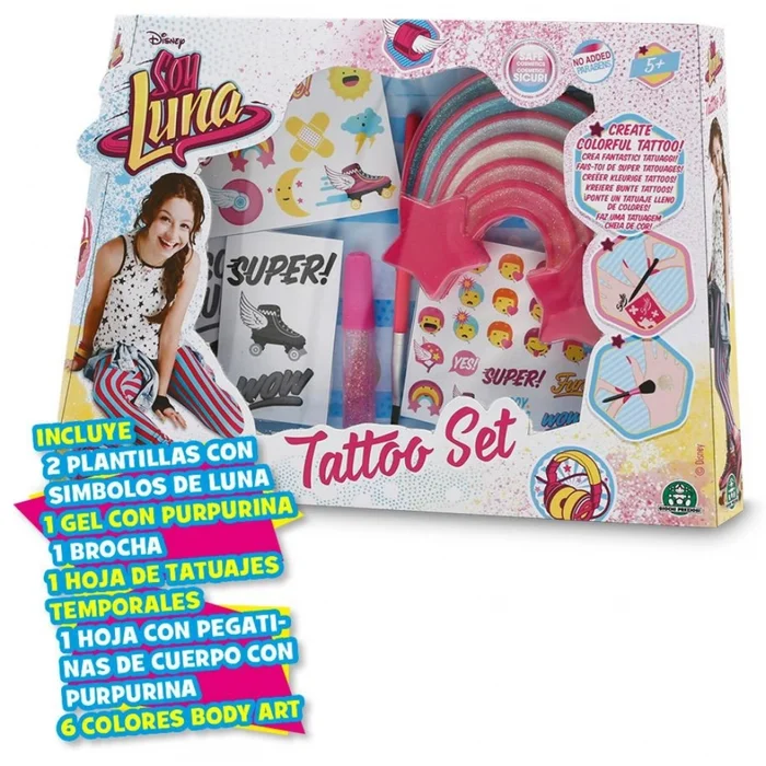 Set kreative Aktivitäten Tattoo Disney Soy Luna [Größe 19x19x4 cm]