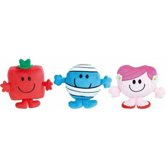 Set mit 3 Plüschtieren Jemini Monsieur Madame [Größe 15x16x12 cm]