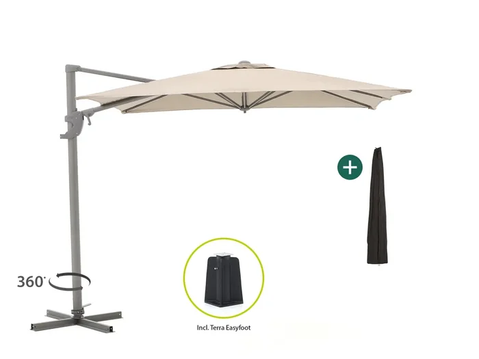 Shadowline Francisco Ampelschirm 260×260 cm