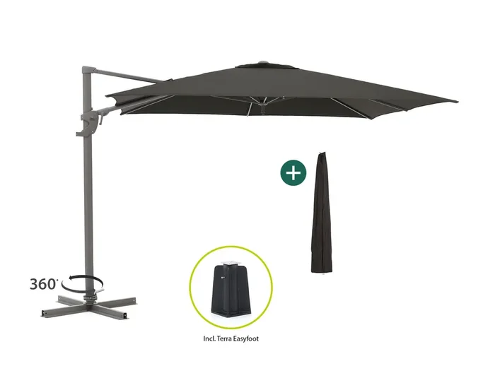 Shadowline Francisco Ampelschirm 300×300 cm