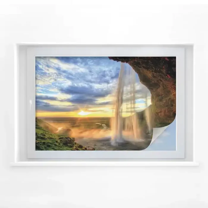 Sichtschutzfolie Seljalandsfoss Wasserfall