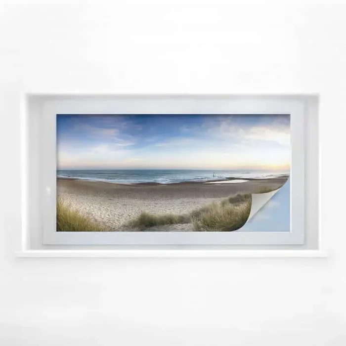 Sichtschutzfolie Strandpanorama – Panorama