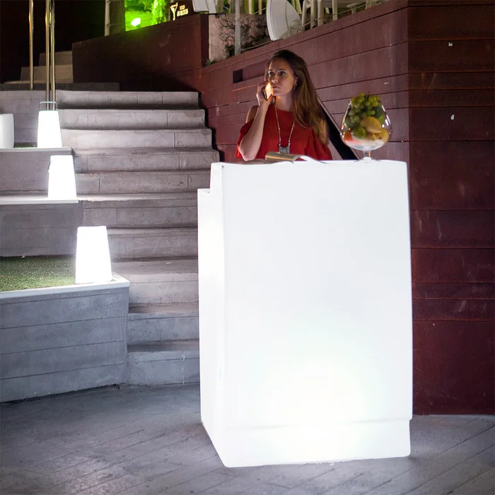 Sicilia 75 Beleuchteter Bartheke mit doppelter Höhe