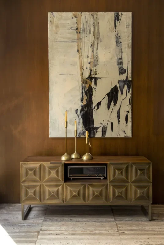 Sideboard TV-Board Volan Gold Art Deco 140