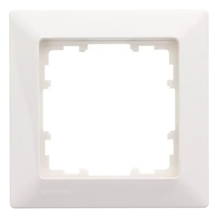 Siemens 1-fach Rahmen titanweiß DELTA line