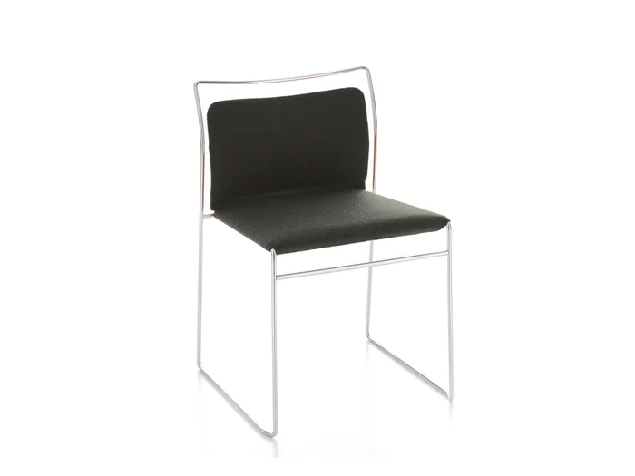 Simon by Cassina Tulu Lg Stuhl – Elastex Schwarz Entworfen von Kazuhide Takahama