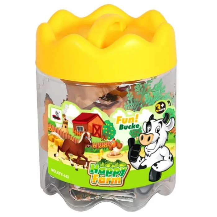 Simulationsspiele 24 Bauernhoftiere mit Tapete zum Spielen Genérico [Größe 20x15x15 cm]