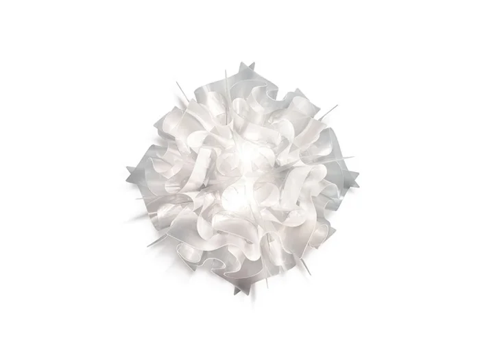 Slamp Veli Mini Deckenleuchte Prisma Weiß Entworfen von Adriano Rachele